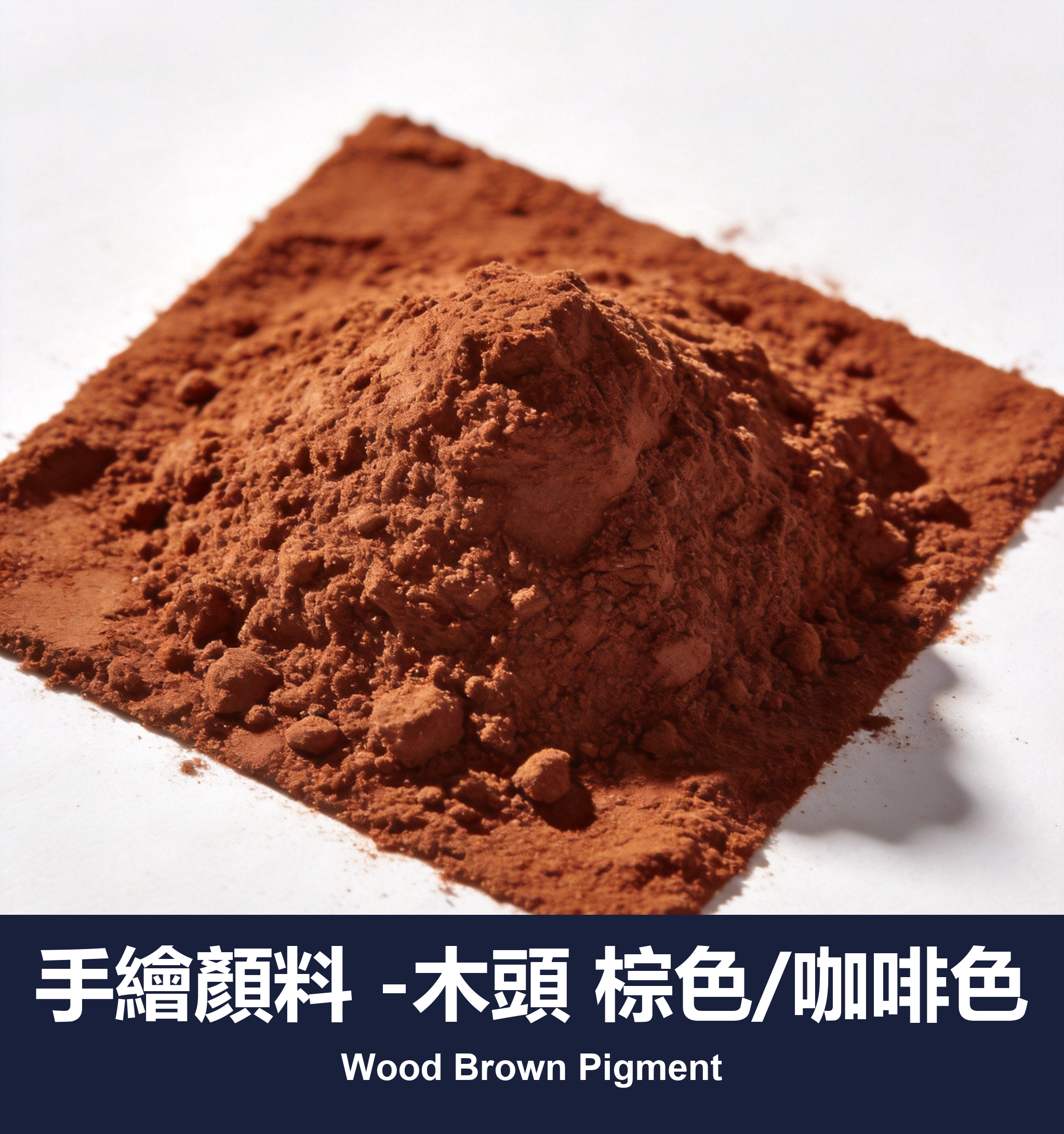 手繪顏料 -木頭 棕色/咖啡色